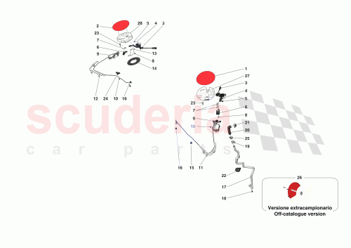 Part Diagram for Ferrari 770709