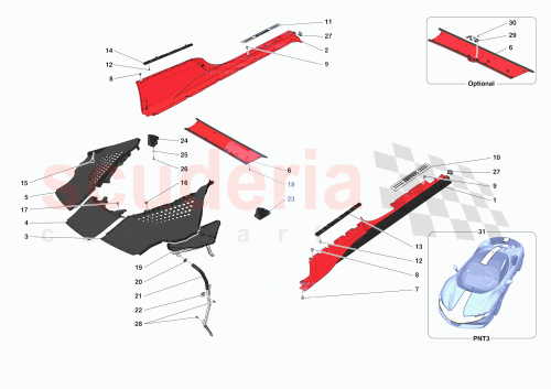 Part Diagram for Ferrari 70007129