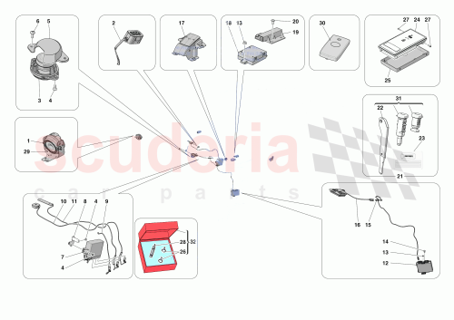 Part Diagram for Ferrari 766295
