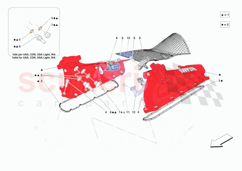 Part Diagram for Ferrari 973794