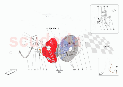 Part Diagram for Ferrari 70007774