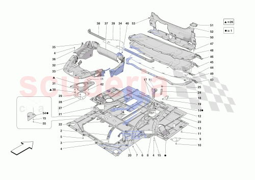 Part Diagram for Ferrari 942577