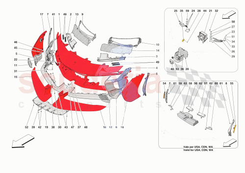 Part Diagram for Ferrari 910372
