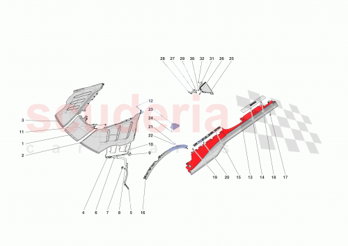 Part Diagram for Ferrari 750056