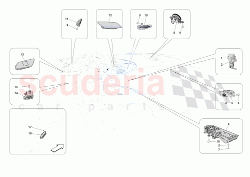 Part Diagram for Ferrari 000946107