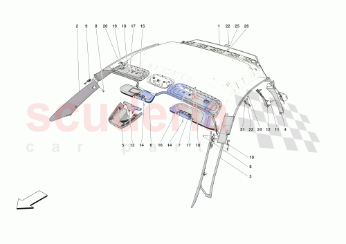 Part Diagram for Ferrari 000896223