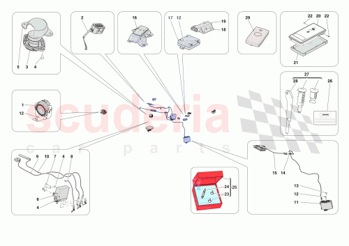 Part Diagram for Ferrari 55015071