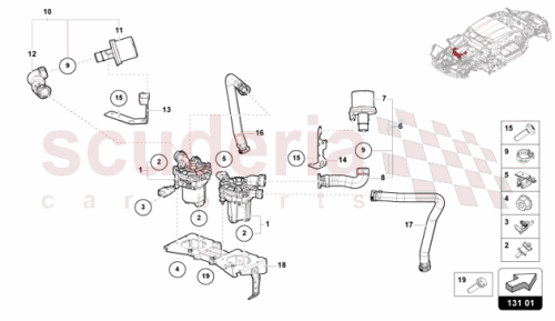 Part Diagram for Lamborghini 6C0919136