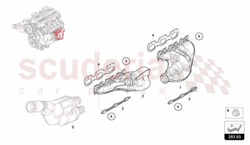 Part Diagram for Lamborghini 07M253034L