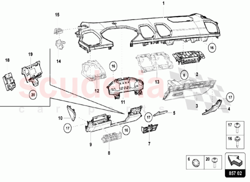 Part Diagram for Lamborghini 4T1858793L