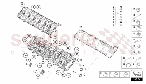 Part Diagram for Lamborghini 07M103953