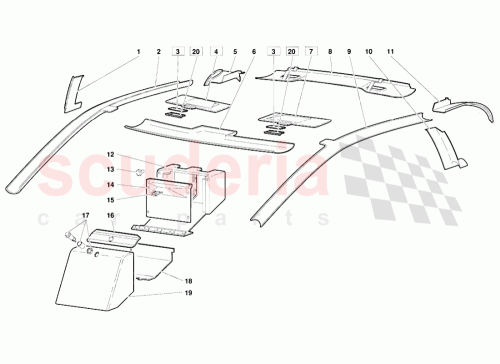 Part Diagram for Lamborghini 009458211