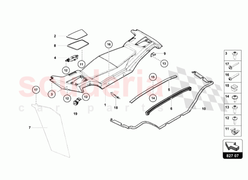 Part Diagram for Lamborghini 475827459