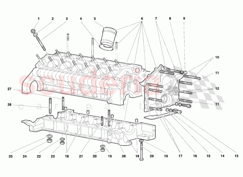 Part Diagram for Lamborghini 008300886
