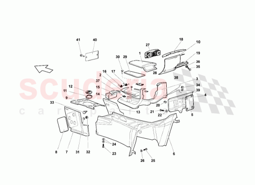 Part Diagram for Lamborghini 410863761M