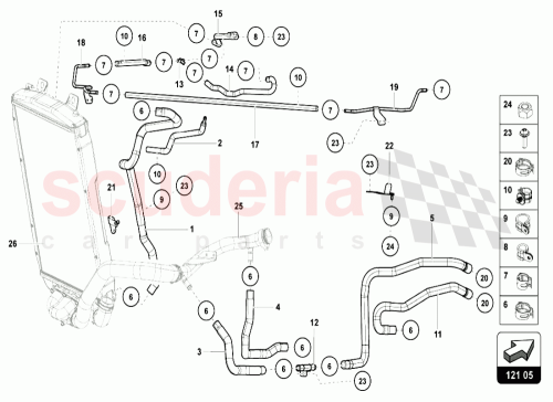 Part Diagram for Lamborghini 470121453A