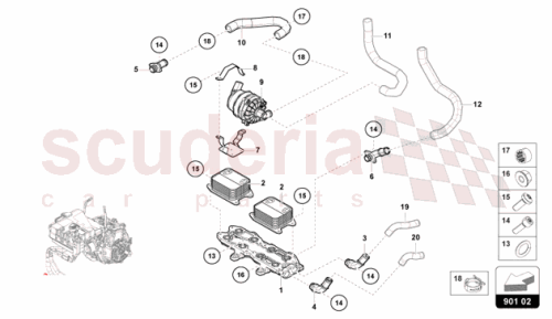 Part Diagram for Lamborghini 0EQ965587