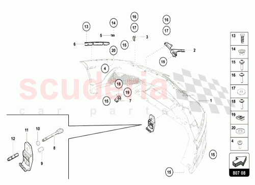 Part Diagram for Lamborghini 470807326E