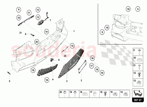 Part Diagram for Lamborghini 470807201