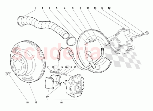 Part Diagram for Lamborghini 003131964