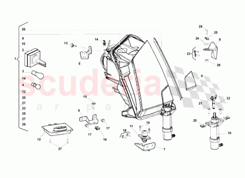 Part Diagram for Lamborghini 402941003D