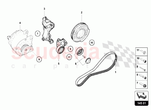 Part Diagram for Lamborghini 07L903137T