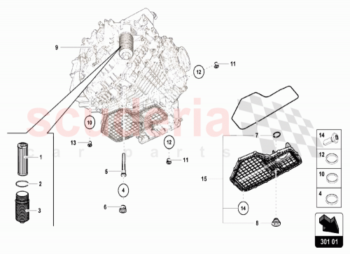 Part Diagram for Lamborghini 0BH325183B
