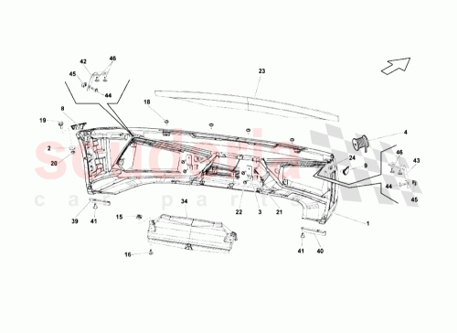 Part Diagram for Lamborghini 0R9900005