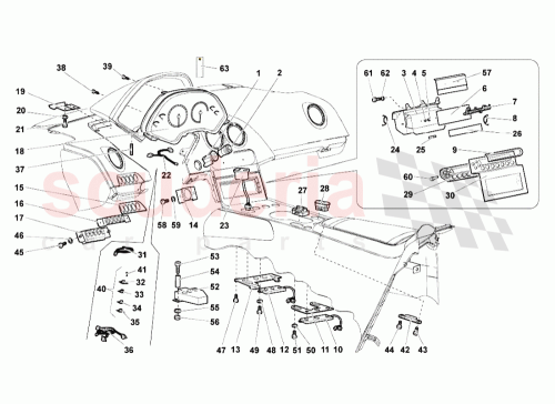 Part Diagram for Lamborghini 413864147