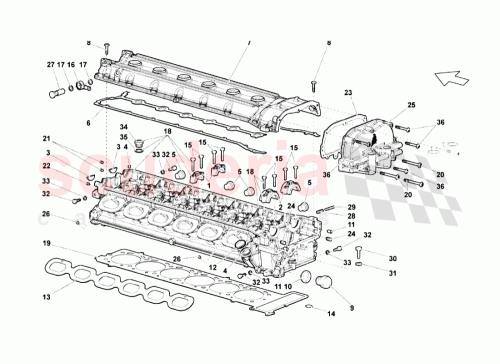 Part Diagram for Lamborghini 07M103483C