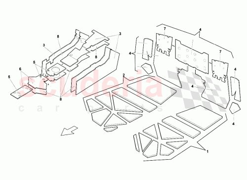 Part Diagram for Lamborghini 310148027