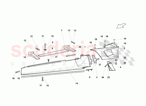 Part Diagram for Lamborghini 410853989A