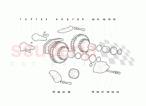 Part Diagram for Lamborghini WHT003071