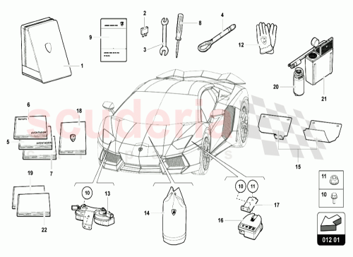 Part Diagram for Lamborghini 475012766AB
