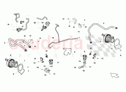 Part Diagram for Lamborghini 407133887
