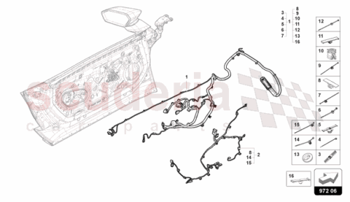 Part Diagram for Lamborghini 47B971030D
