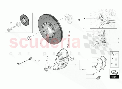 Part Diagram for Lamborghini 470615105AN