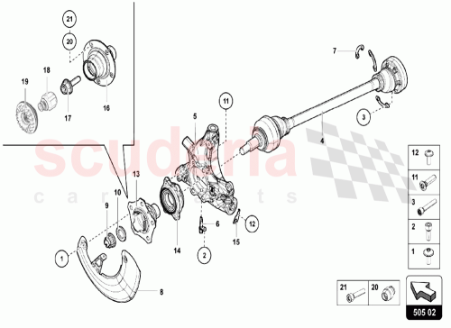 Part Diagram for Lamborghini 470505434E