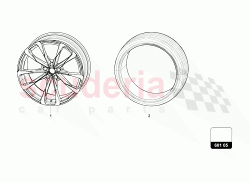 Part Diagram for Lamborghini 4ML601301A