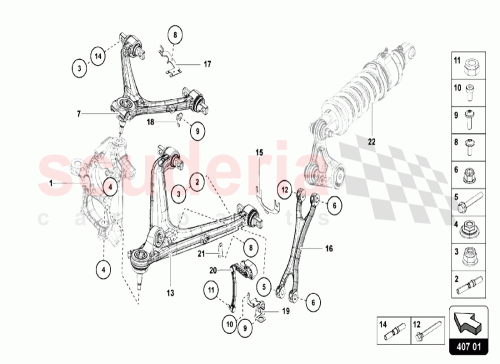 Part Diagram for Lamborghini 470941273A