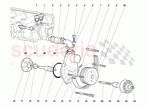 Part Diagram for Lamborghini 001734676