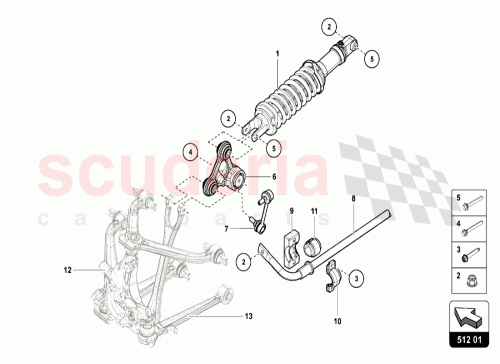 Part Diagram for Lamborghini 470511409D