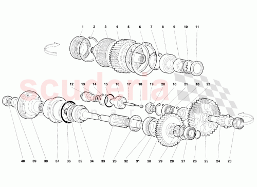 Part Diagram for Lamborghini 008522509