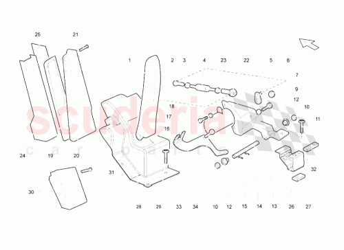 Part Diagram for Lamborghini N0103351