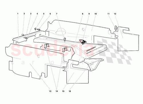 Part Diagram for Lamborghini 009411606