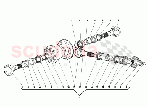 Part Diagram for Lamborghini 0023003416