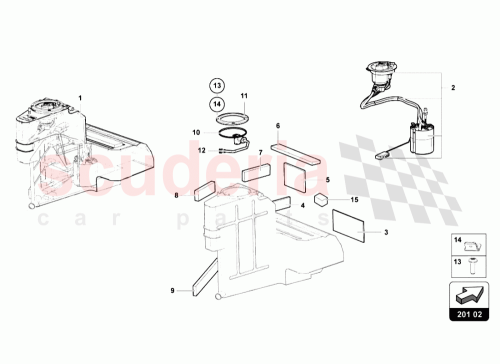 Part Diagram for Lamborghini 470201021E