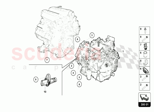 Part Diagram for Lamborghini 0BZ300040J001