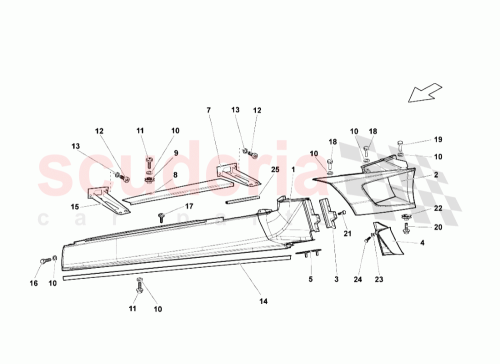 Part Diagram for Lamborghini 410853491B