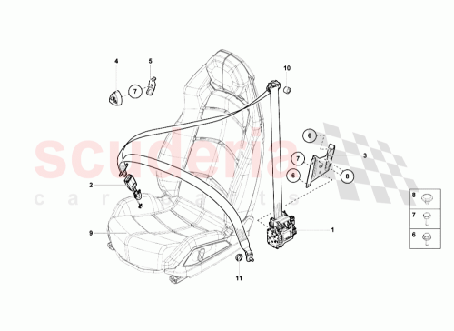 Part Diagram for Lamborghini 470857767A